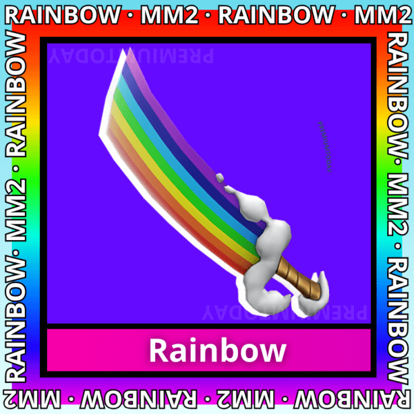 rainbow knife